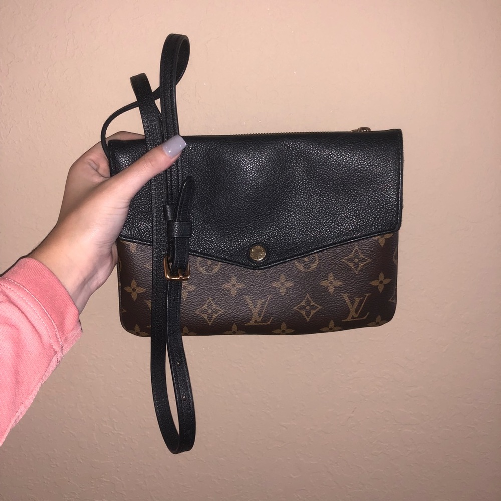 Louis Vuitton Two Tone Crossbody Messenger Bag